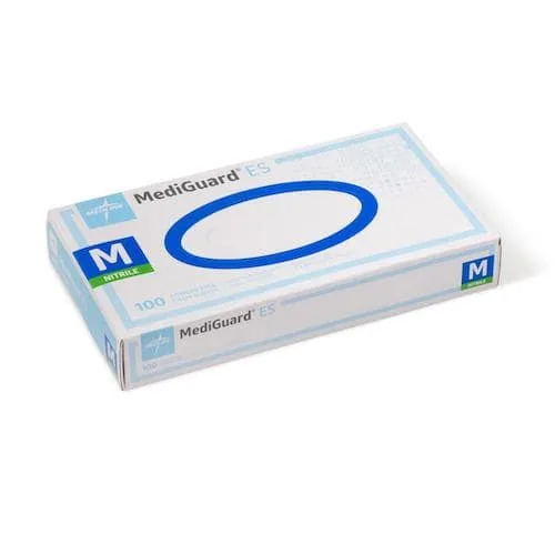 Guantes Nitrilo mediguard medline-min