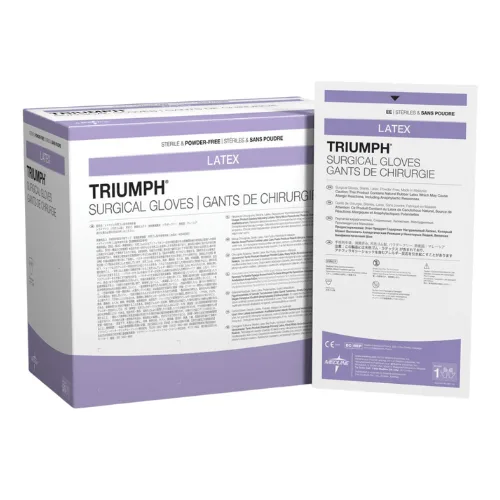 Guantes Quirúrgicos Látex Triumph Medline-min