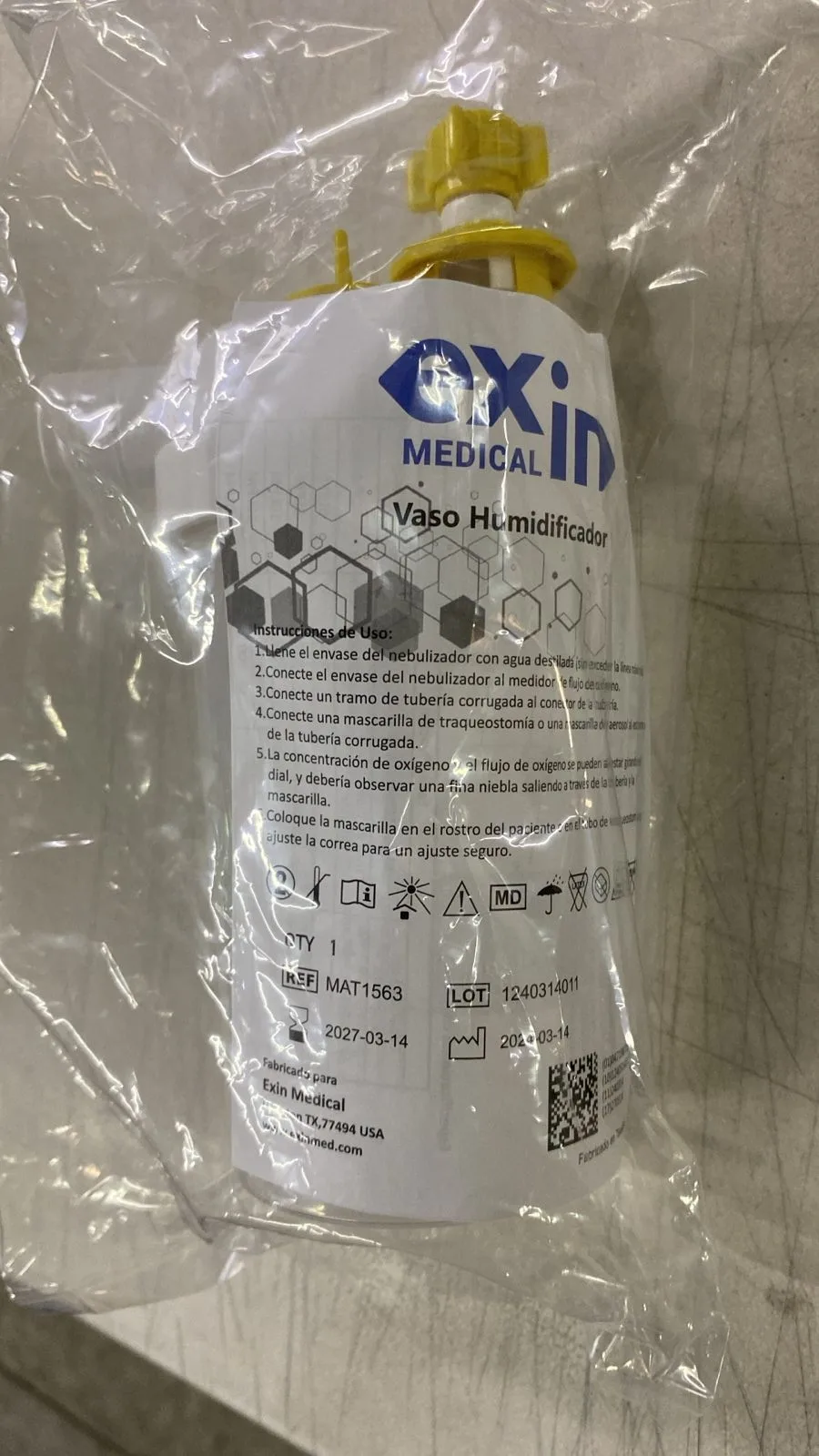 ✓ Nebulizador de alto volumen (desechable) - Hudson RCI #️⃣1770 ✓