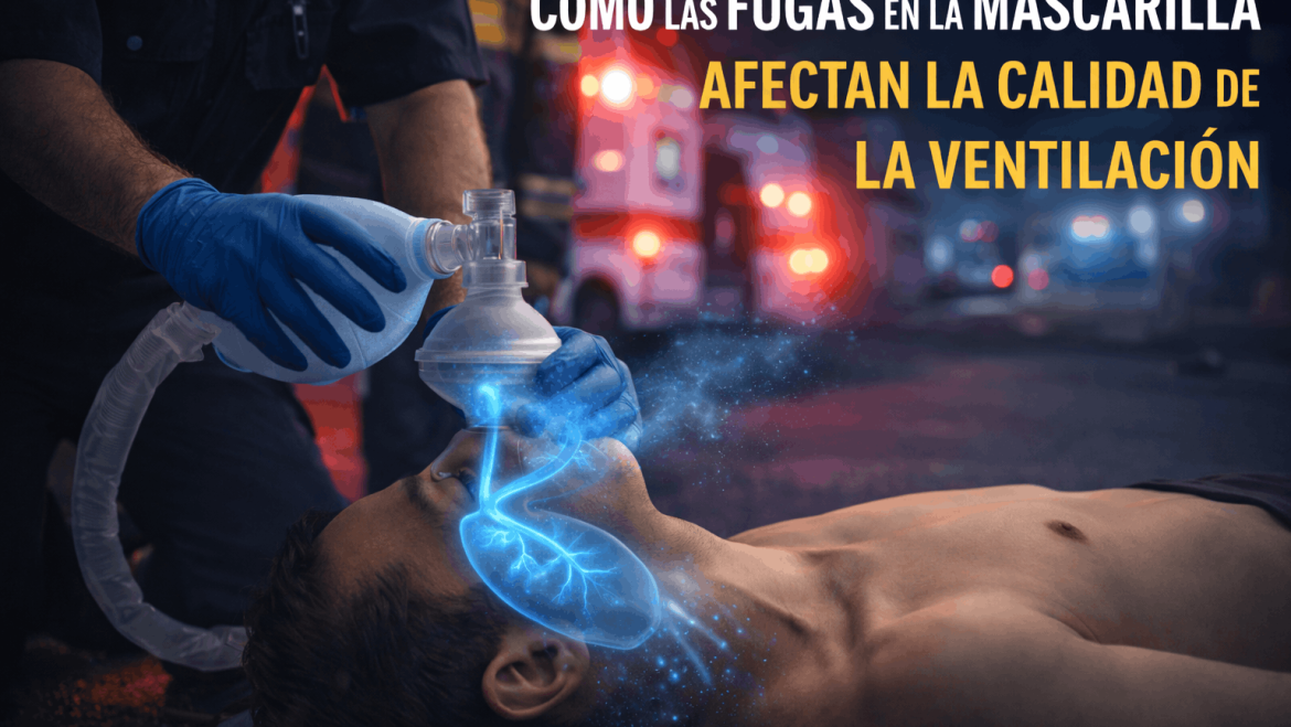 Fugas en la mascarilla afectan la calidad de RCP